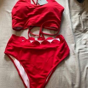 Red bikini